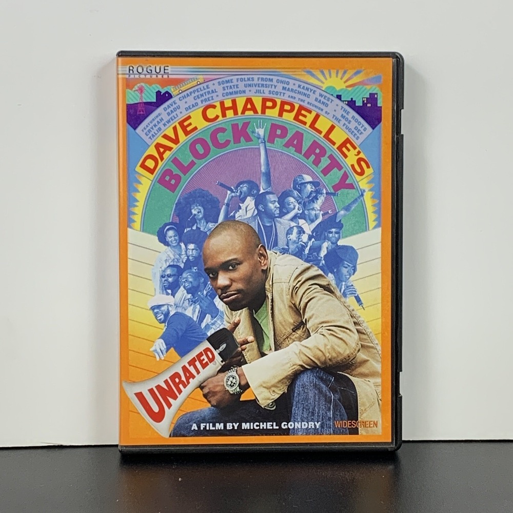 Dave Chappelle's Block Party (DVD, 2006) Unrated Widescreen‎ Michel Gondry
